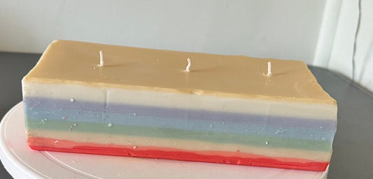Love is love slab candle (2)