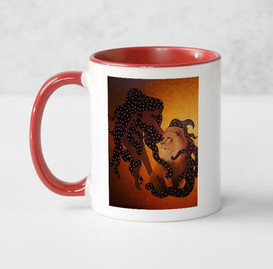 ‘Lion woman’ mug