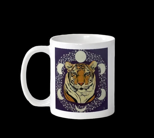 Moon tiger mug