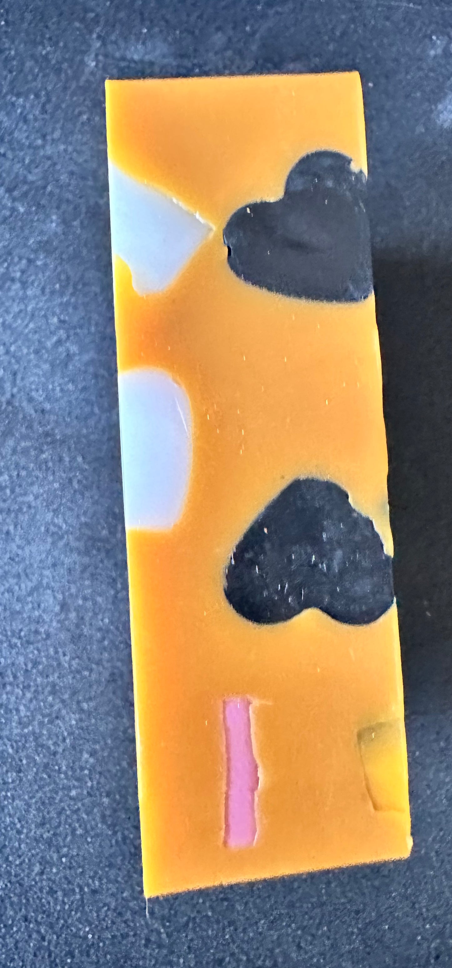 Hearts in it soap