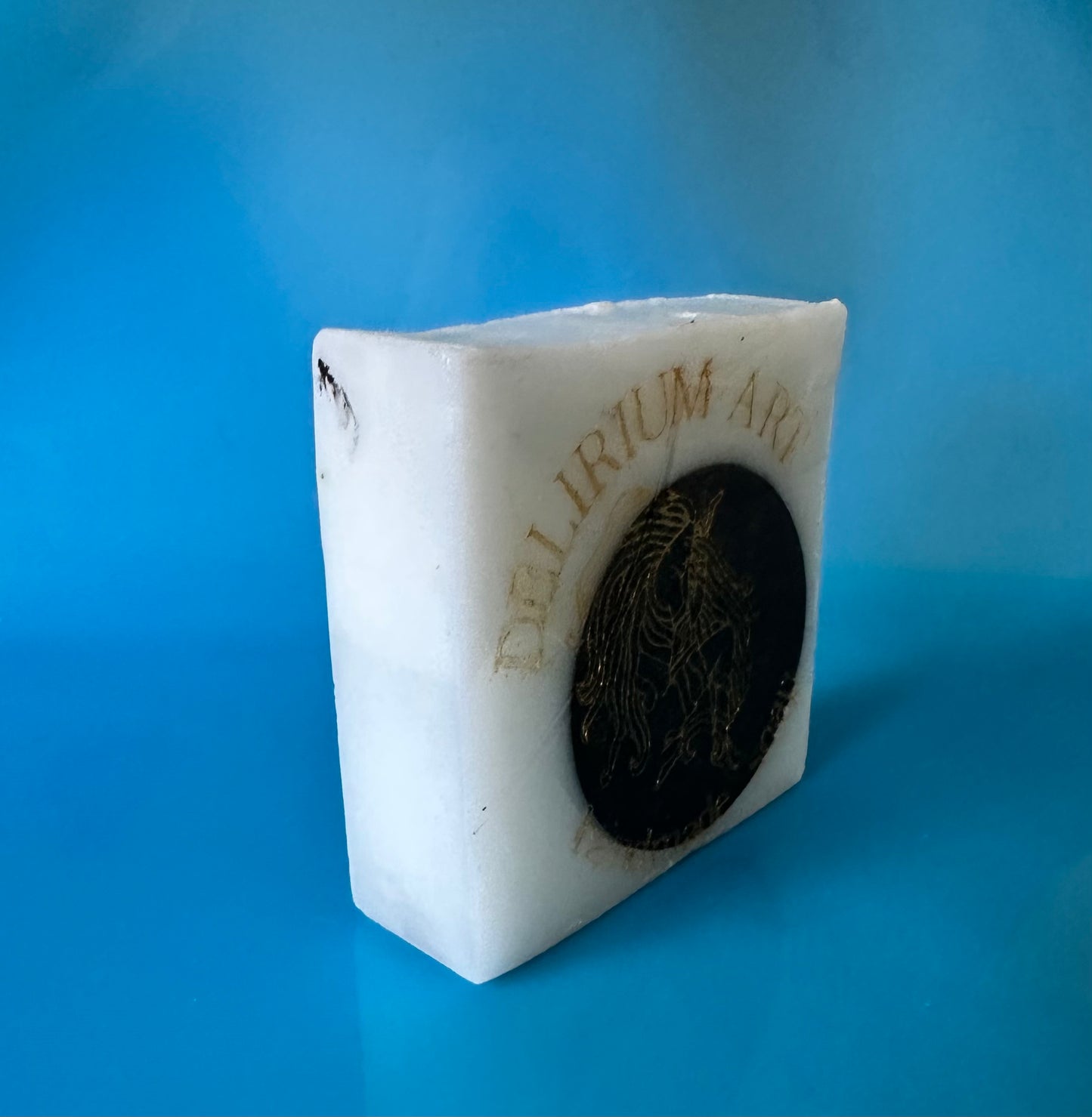 Activated charcoal and goats milk handmade soap