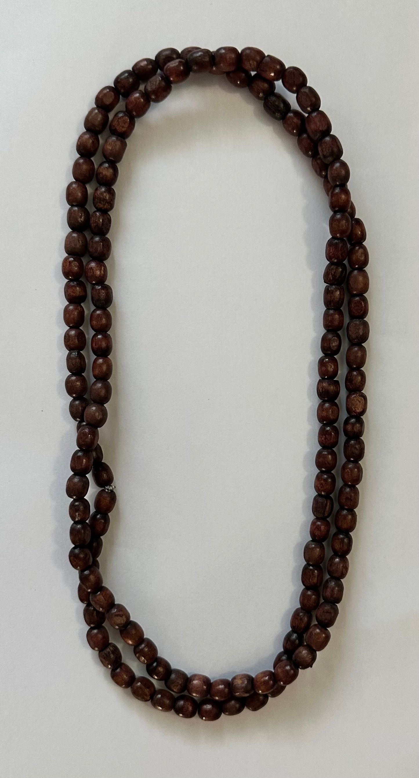 Wooden bead necklace