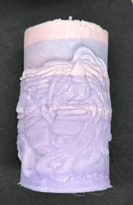Goddess candle (sunset)