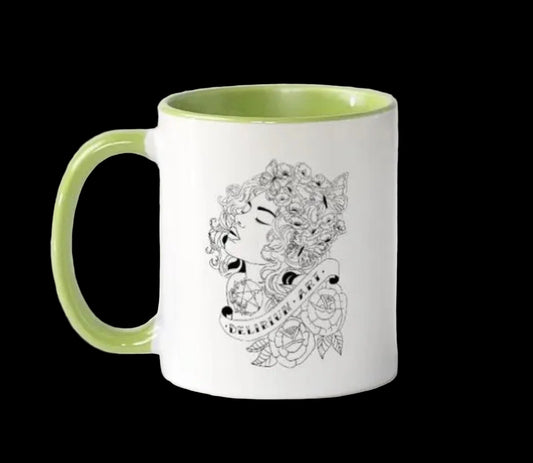Delirium Art mug outline