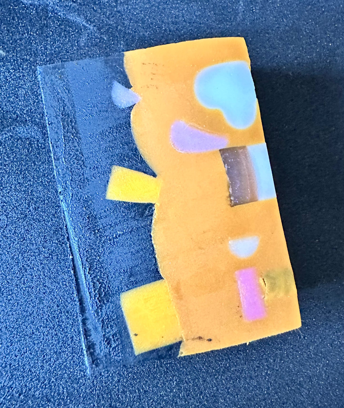 Hearts in it soap