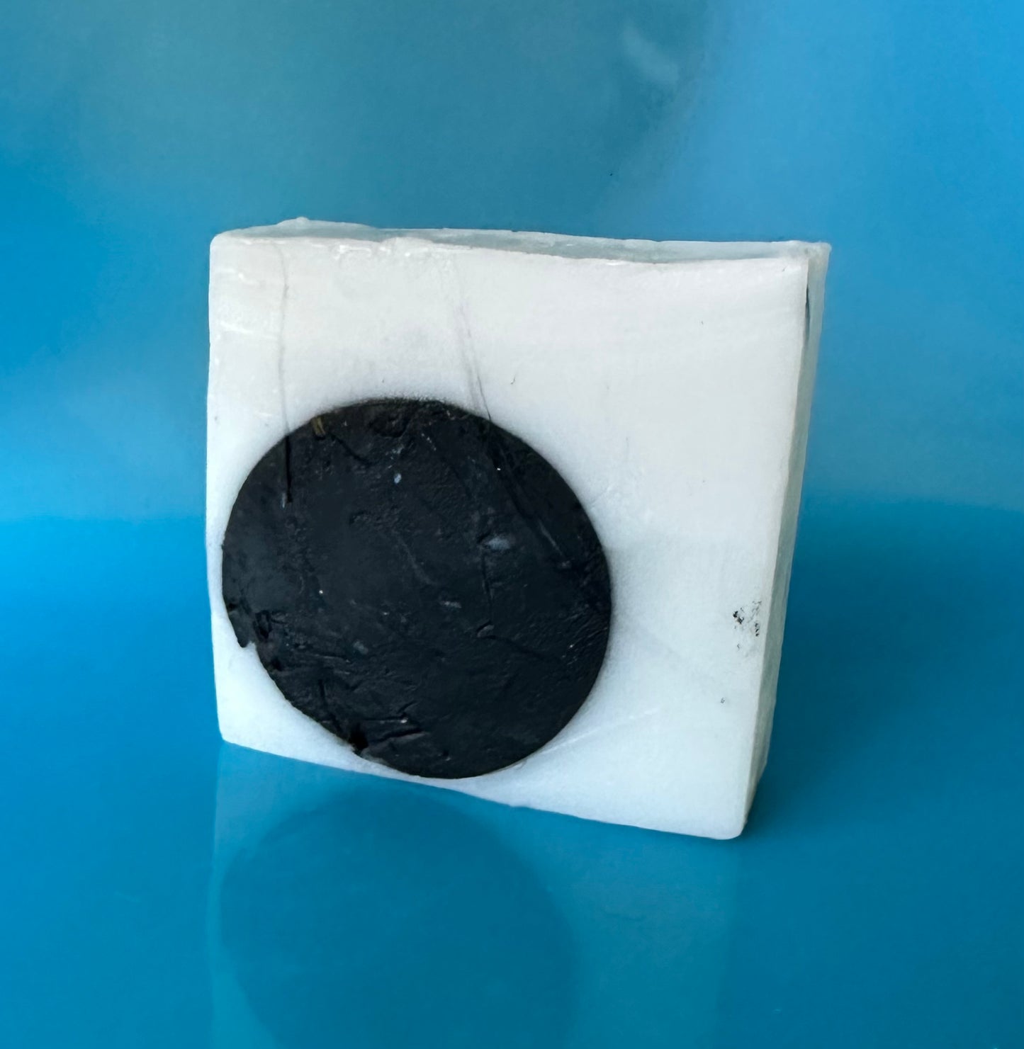 Activated charcoal and goats milk handmade soap