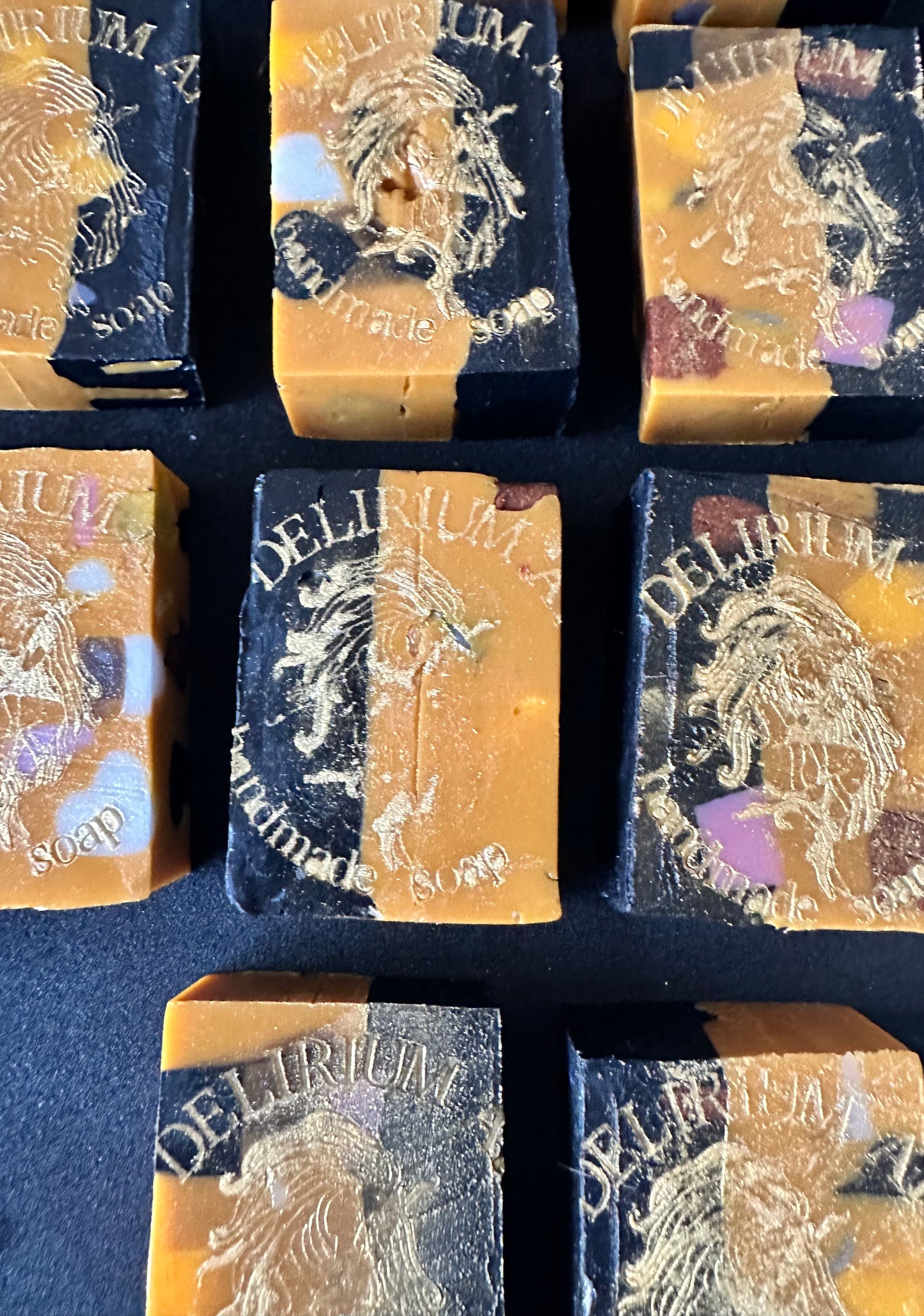 Hearts in it soap