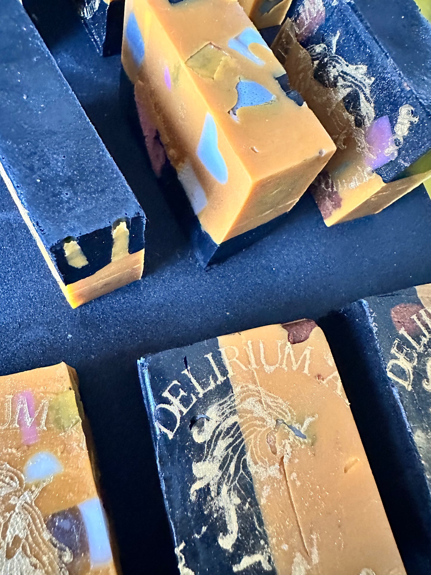 Hearts in it soap