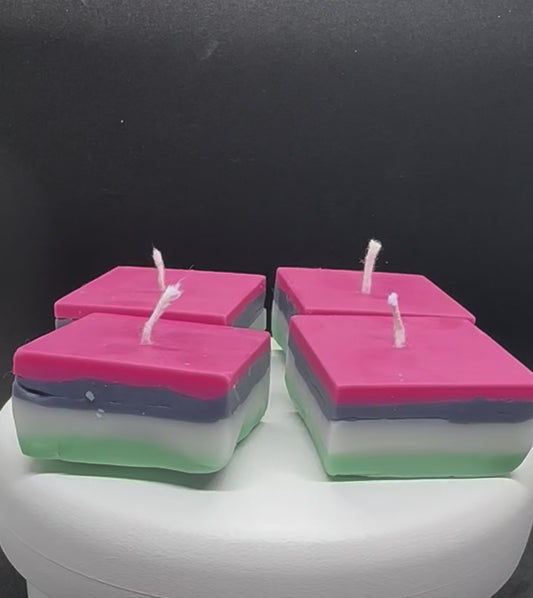 Set of 4 mini candles
